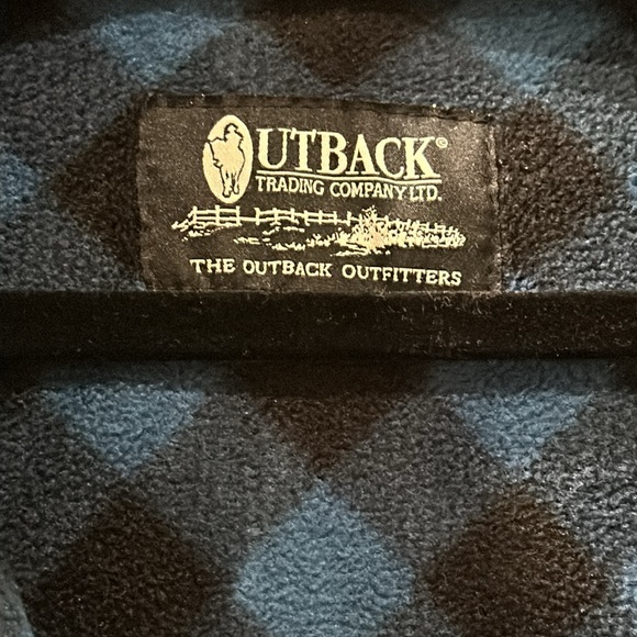 Outback Fleece button down long sleeve shirt jacket- 1X - Picture 3 of 4